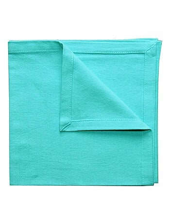 Serviette de table unie et colorée