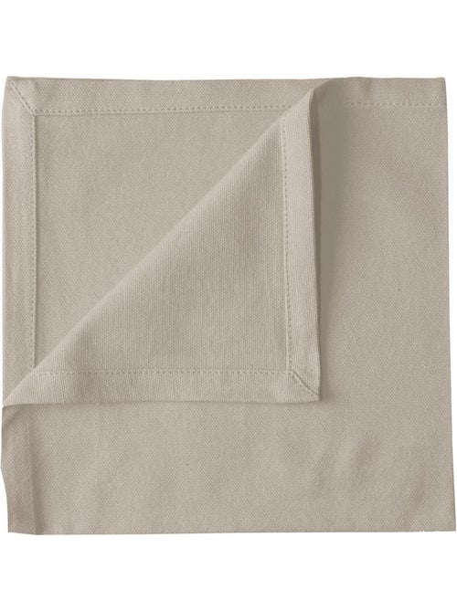 Serviette de table unie et colorée - Kiabi