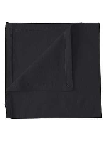 Serviette de table unie et colorée
