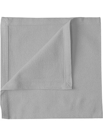 Serviette de table unie et colorée