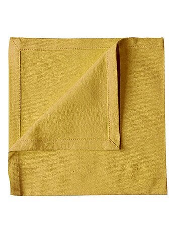 Serviette de table unie et colorée