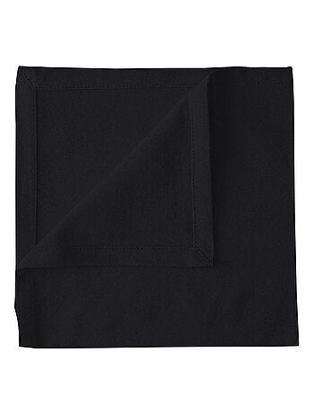 Serviette de table unie et colorée