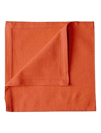 Serviette de table unie et colorée