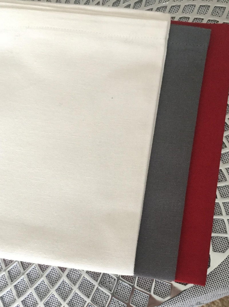 Serviette de table unie et colorée Rouge - Kiabi