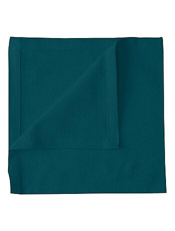 Serviette de table unie et colorée