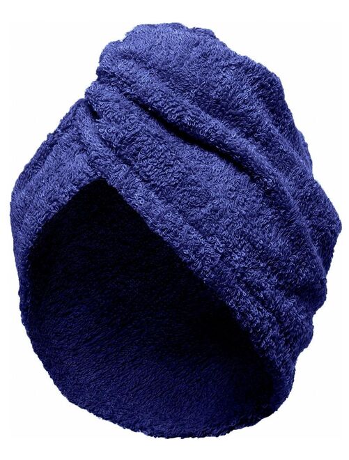 Serviette de tête éponge fermeture élastique TURBAN - Kiabi