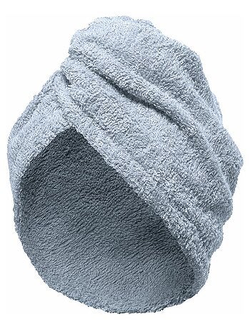 Serviette de tête éponge fermeture élastique TURBAN
