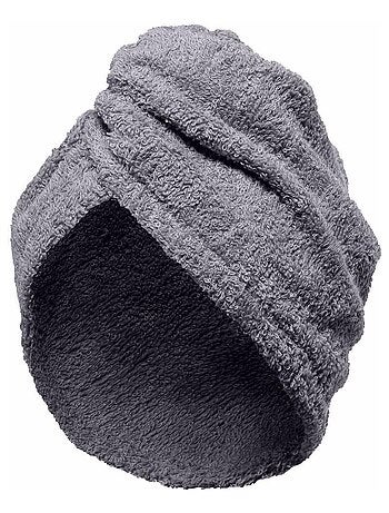 Serviette de tête éponge fermeture élastique TURBAN