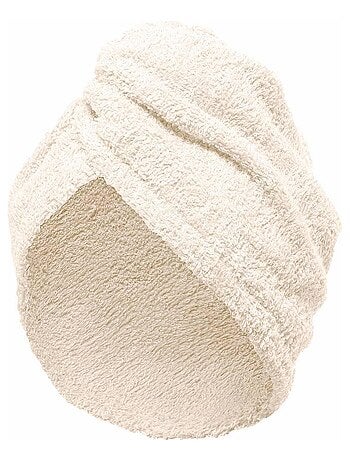 Serviette de tête éponge fermeture élastique TURBAN