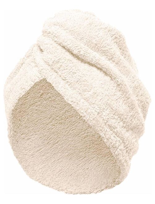 Serviette de tête éponge fermeture élastique TURBAN - Kiabi