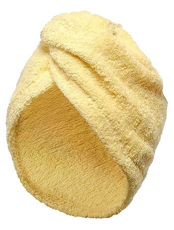 Serviette de tête éponge fermeture élastique TURBAN