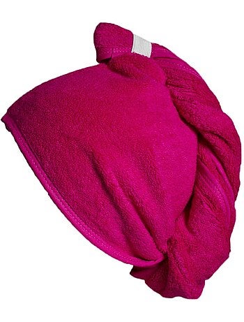 Serviette de tête éponge fermeture élastique TURBAN