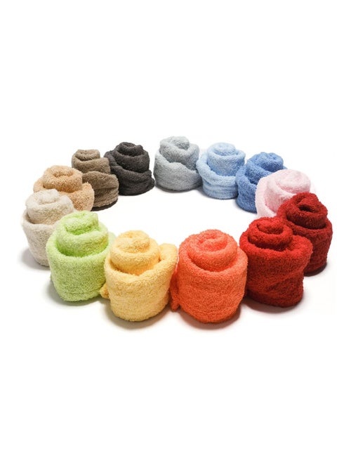Serviette de tête éponge fermeture élastique TURBAN - Kiabi