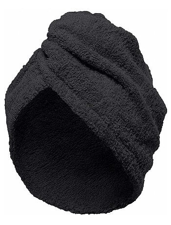 Serviette de tête éponge fermeture élastique TURBAN