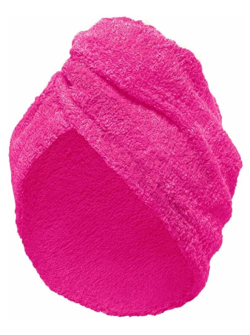 Serviette de tête éponge fermeture élastique TURBAN - Kiabi