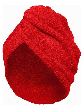 Serviette de tête éponge fermeture élastique TURBAN