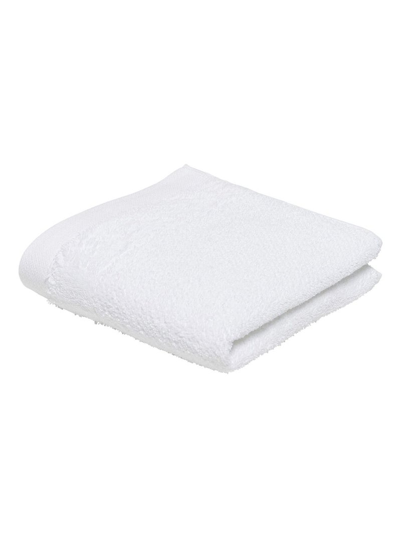 Serviette de toilette - 100% coton BIO Blanc - Kiabi