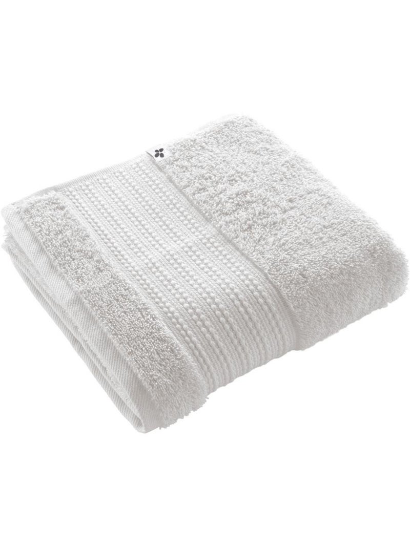 Serviette de toilette – 100%  Coton Épais 600 g/m² – Garance Blanc - Kiabi