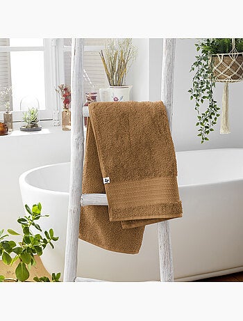 Serviette de toilette – 100% coton épais 600 g/m² – garance
