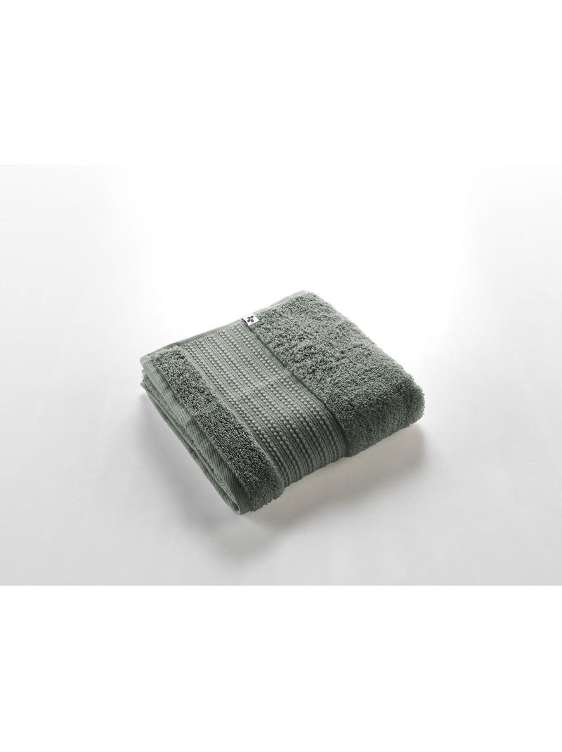 Serviette de toilette – 100%  coton épais 600 g/m² – garance Vert romarin - Kiabi