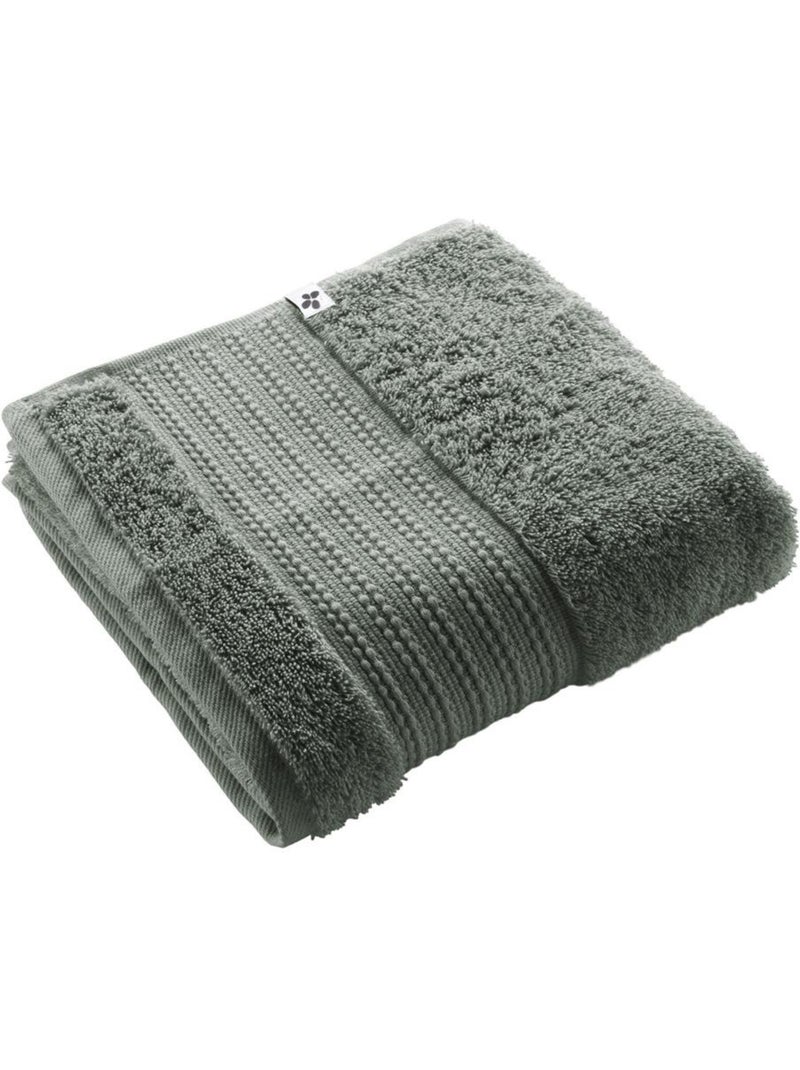 Serviette de toilette – 100%  coton épais 600 g/m² – garance Vert romarin - Kiabi
