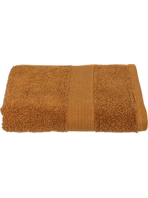 Serviette de toilette 50 x 90 cm Couleur moderne cannelle - Kiabi Serviette de toilette 50 x 90 cm Couleur moderne cannelle - Kiabi