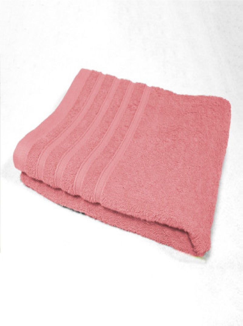 Serviette de toilette 50 x 90 cm rose dragee Rose - Kiabi