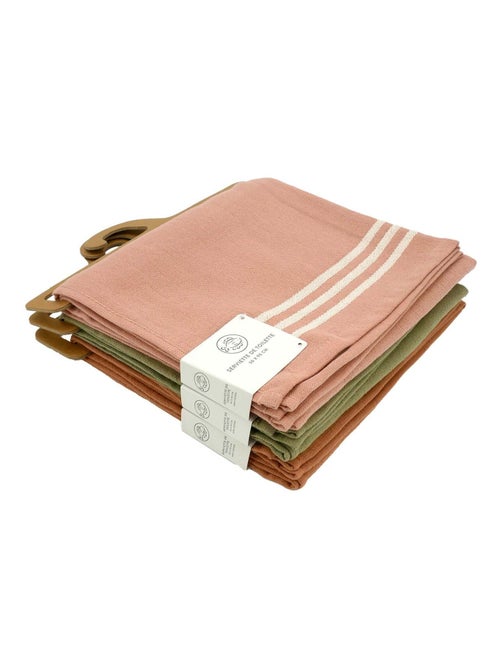 Serviette de toilette 50x90cm 300g/m² - Miami vert olive - Kiabi