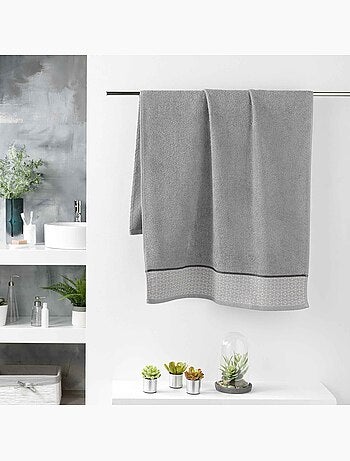 Serviette de toilette 90 x 150 cm Art-Chic Beline blanc