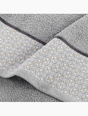 Serviette de toilette 90 x 150 cm Art-Chic Beline blanc