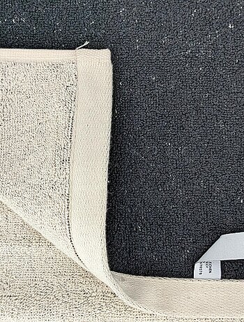 Serviette de toilette absorbante coton ZEBRA Bordure zèbre