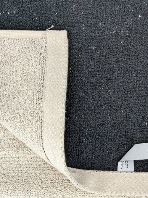 Serviette de toilette absorbante coton ZEBRA Bordure zèbre - Kiabi