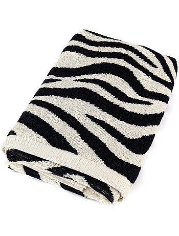 Serviette de toilette absorbante coton ZEBRA Zèbre