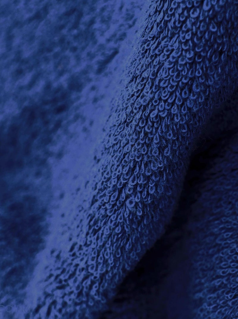 Serviette de toilette ALBA Bleu nuit - Kiabi