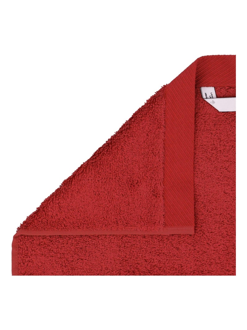 Serviette de toilette ALBA Bordeaux - Kiabi