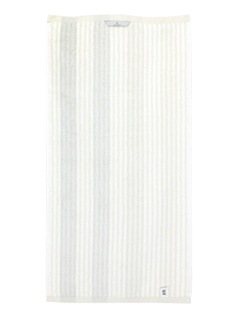 Serviette de toilette CLASSIC STRIPES Marron - Kiabi