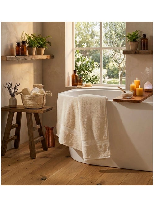 Serviette de toilette Collection Elegante - Kiabi