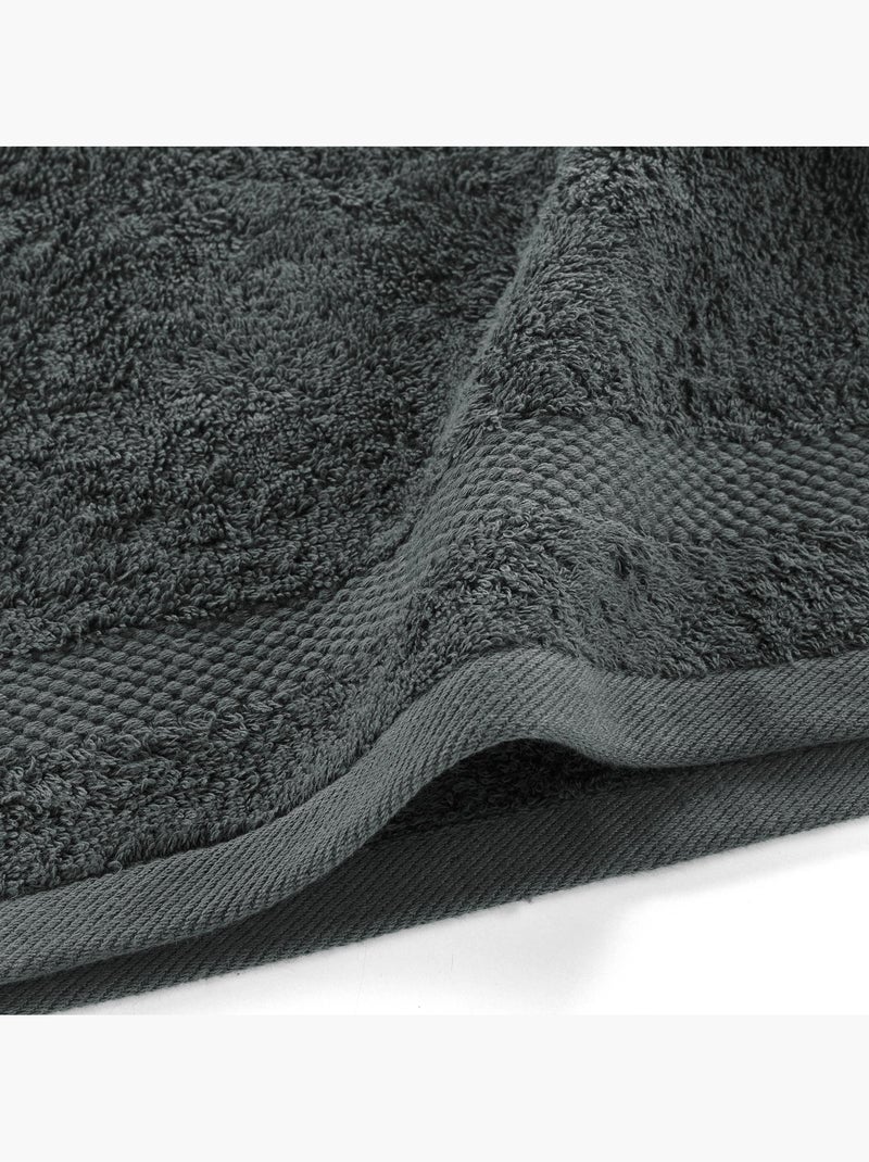 Serviette de toilette Collection Elegante gris anthracite - Kiabi