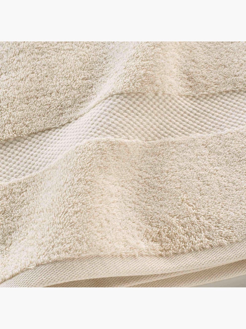 Serviette de toilette collection elegante Sable - Kiabi