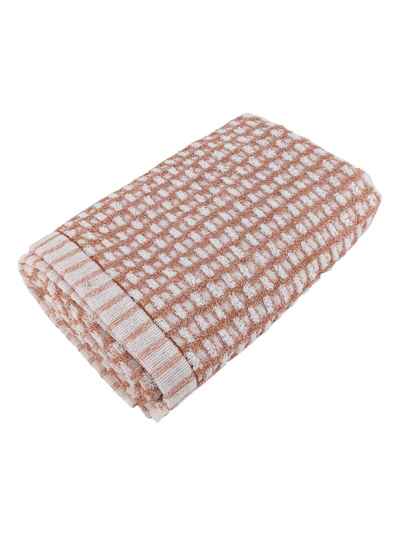 Serviette de toilette collection GLOW Marron - Kiabi