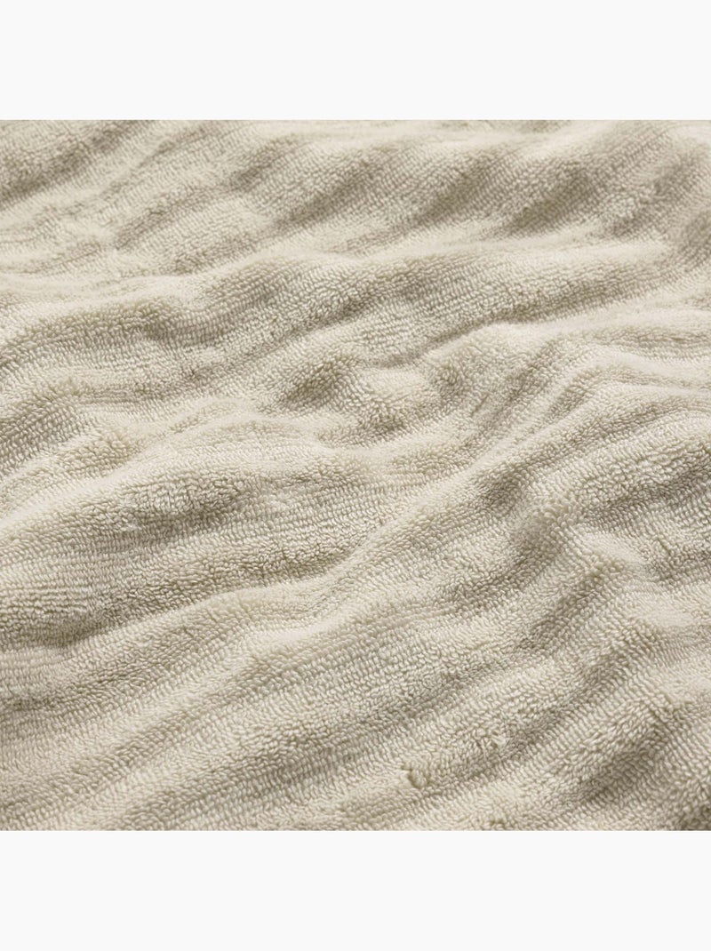 Serviette de toilette Collection Maia Taupe - Kiabi