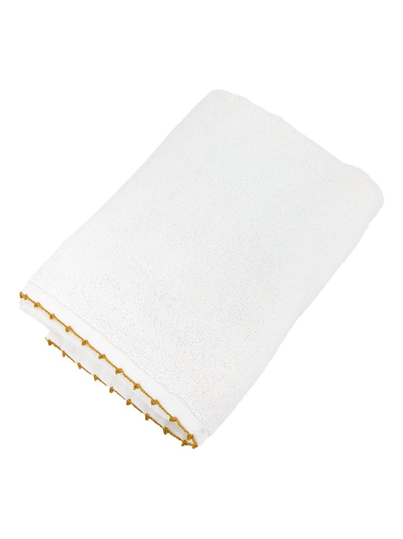 Serviette de toilette collection ORLA Jaune - Kiabi