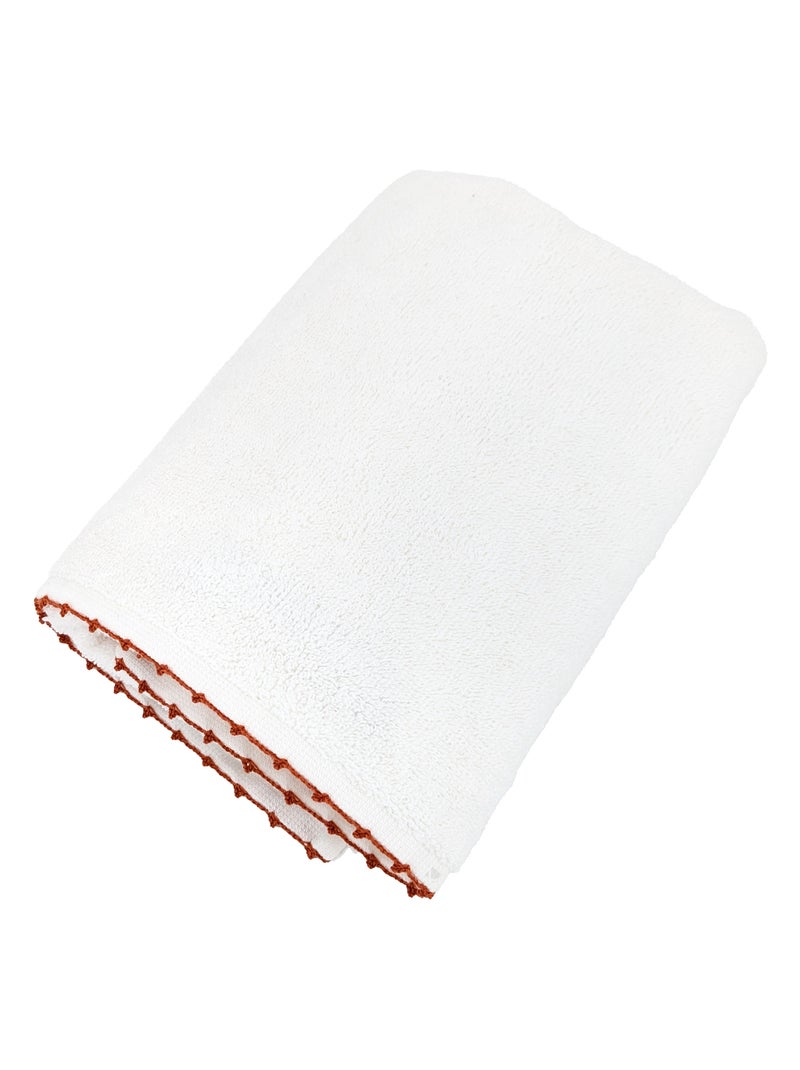 Serviette de toilette collection ORLA Orange - Kiabi
