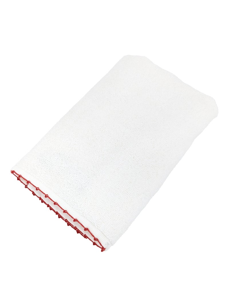 Serviette de toilette collection ORLA Rose - Kiabi