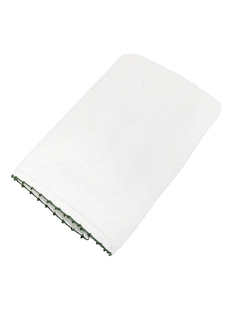 Serviette de toilette collection ORLA Vert - Kiabi