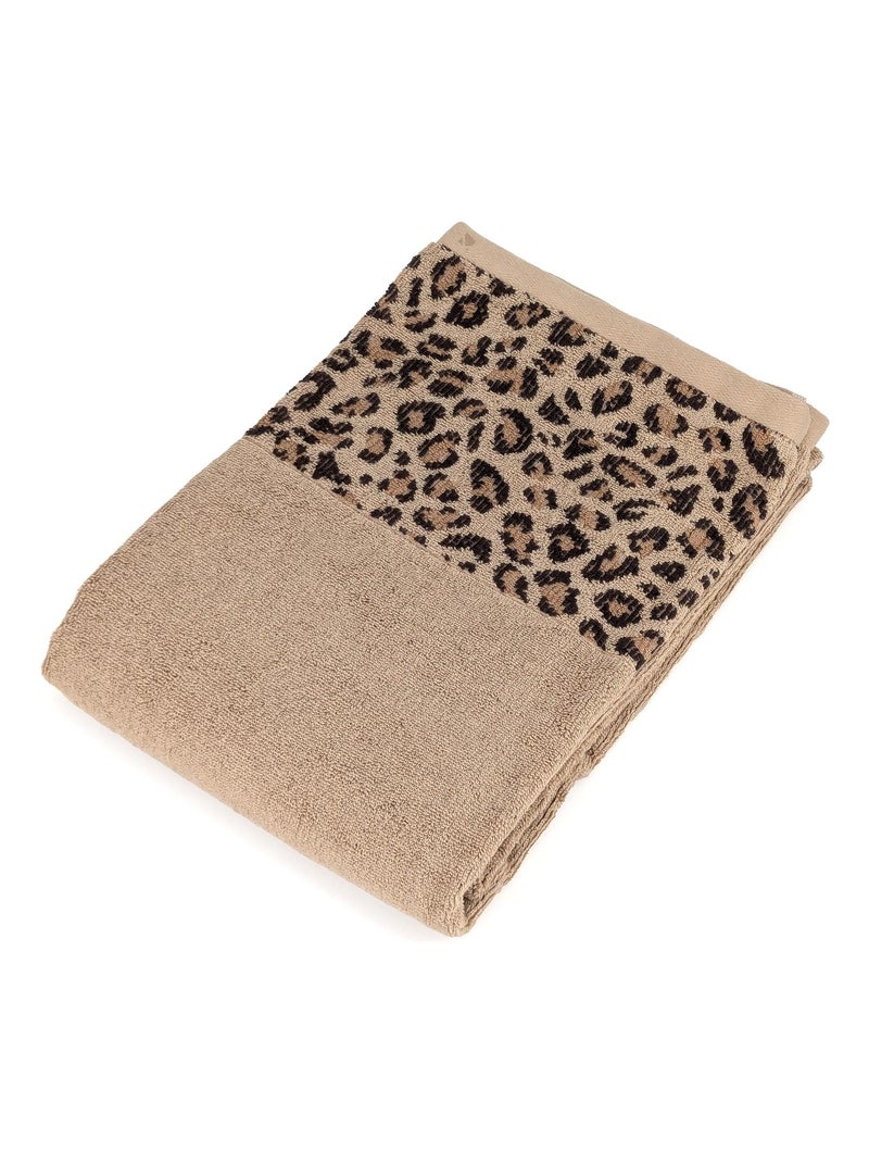 Serviette de toilette collection WILD II Jaune - Kiabi