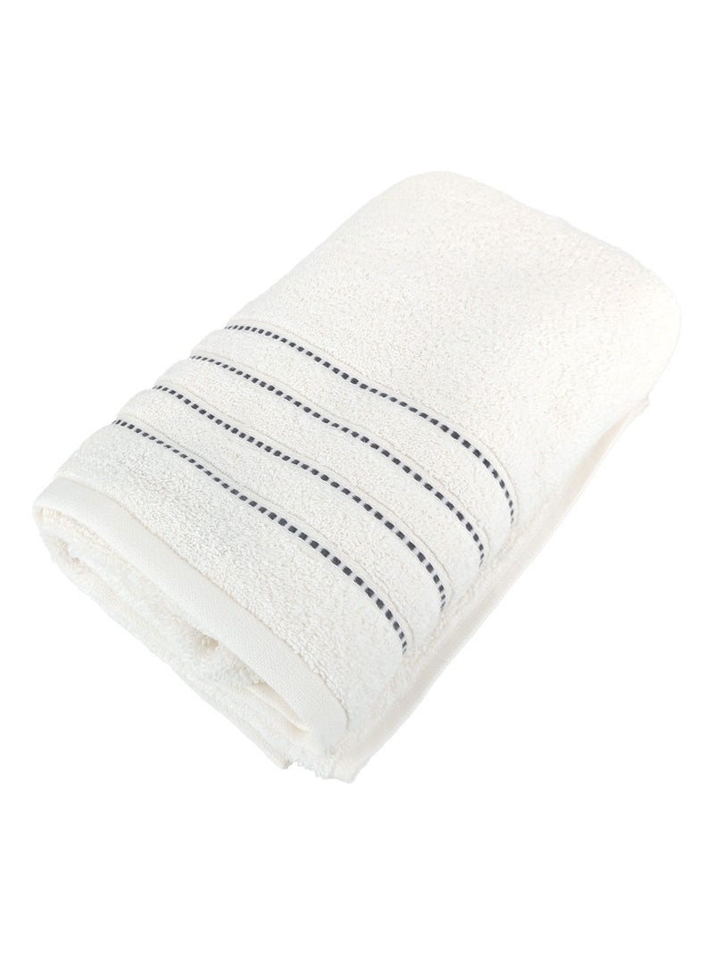 Serviette de toilette coton CHARM Blanc - Kiabi