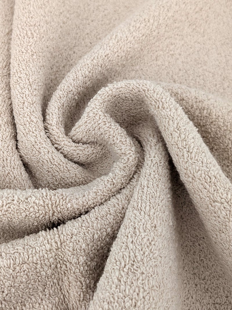 Serviette de toilette coton CHARM Ivoire - Kiabi