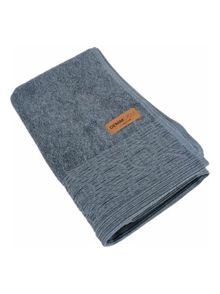 Serviette de toilette coton collection DENIM Géométrique