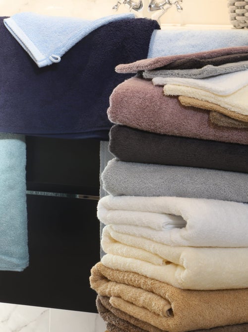 Serviette de toilette coton éponge ESSENTIELLE - Kiabi